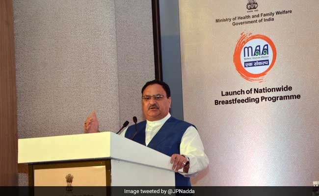 JP Nadda Launches Nationwide Breast Feeding Programme