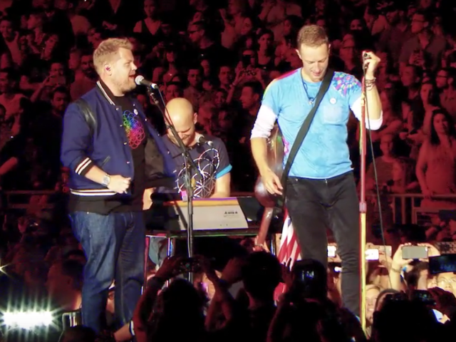 Coldplay Covers <i>Nothing Compares 2 U</i> With 'Old Band Member' James Corden