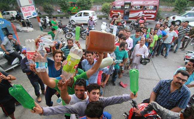 Oil Tanker Strike Cripples Life In Jammu