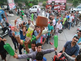Oil Tanker Strike Cripples Life In Jammu Oil Tanker Strike Cripples Life In Jammu