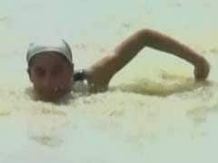 11-Year-Old Attempts 550-Km Swim In Raging Ganga