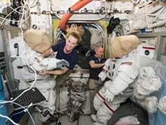 US Astronauts Prepare Spacewalk To Install New Docking Port