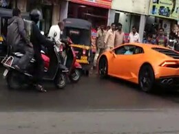 On Camera: Lamborghini, Driven By BJP Legislator's Wife, Hits Auto On Camera: Lamborghini, Driven By BJP Legislator's Wife, Hits Auto