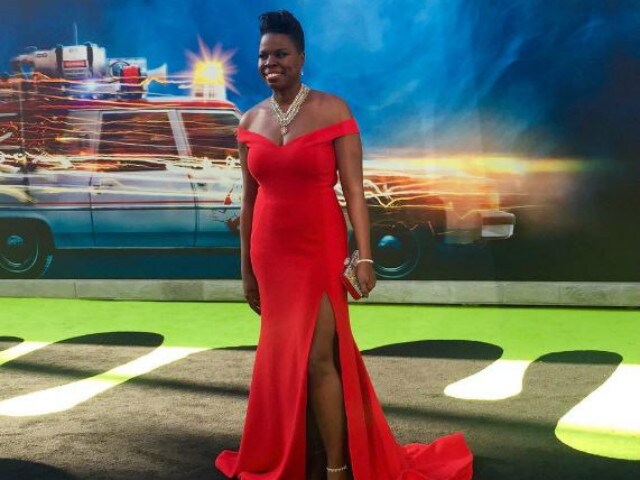 leslie jones red carpet dress Leslie Jones' Emmys 2017 Dress