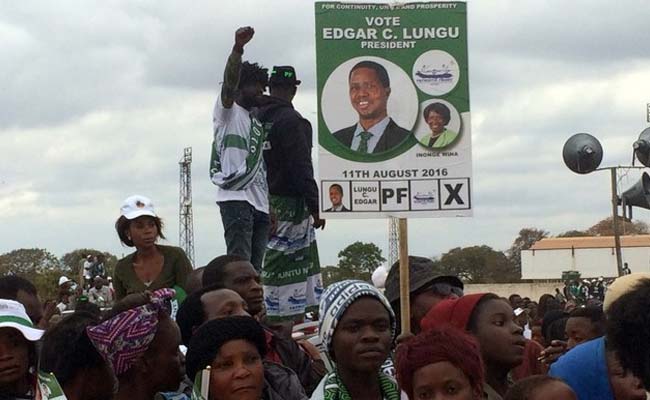 Zambia's Edgar Lungu Ahead As Opposition Cries Foul