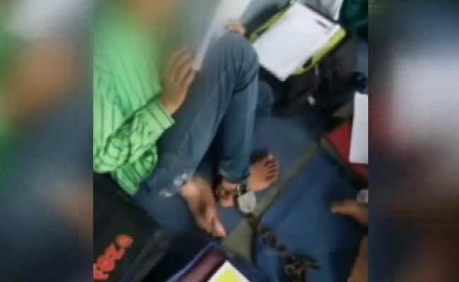 Class 4 Students Kept In Chains For Not Doing Homework