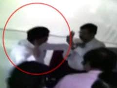 Legislator From Sharad Pawar's Party Filmed Slapping Official
