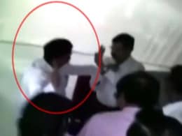 Legislator From Sharad Pawar's Party Filmed Slapping Official Legislator From Sharad Pawar's Party Filmed Slapping Official