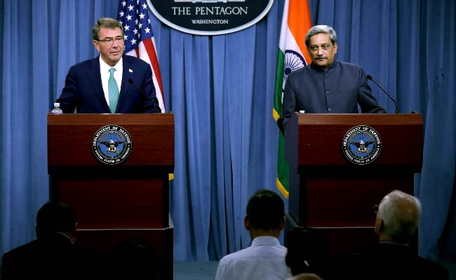 सैन्य अड्डे बनाने का समझौता नहीं है भारत-अमेरिकी लॉजिस्टिक्स समझौता : मनोहर पर्रिकर