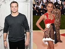 Matt Damon is Like Everyone's Mate, Says Alicia Vikander