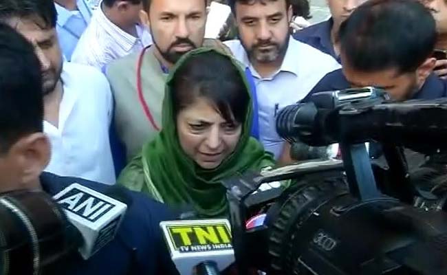 Mehbooba Mufti Pays Tributes To Soldiers Killed In Uri Attack