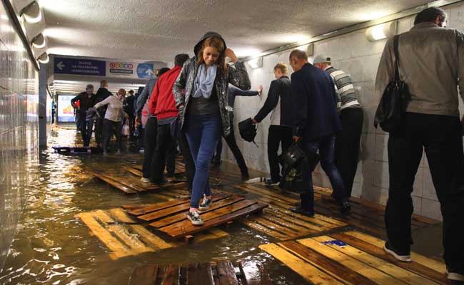 129-Year-Old Record Broken As Torrential Rain Floods Moscow