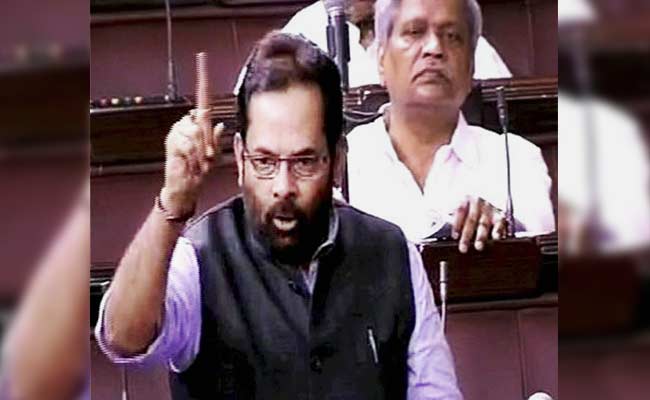 Minister Mukhtar Abbas Naqvi's GST Bill Strategy Provides Food For Thought