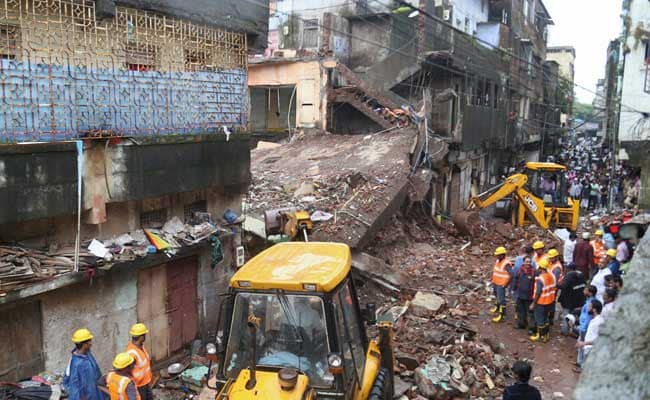Mumbai Building Collapses Minutes Before Playschool, Narrow Escape For Children
