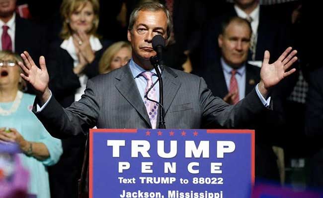 Brexit Leader Nigel Farage Campaigns For Donald Trump, Bashes Hillary Clinton