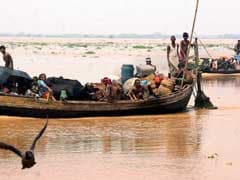 Houses Submerged After Ganga Flood Waters Enter Bihar Capital