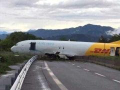 Plane Overshoots Runway at Italy's Bergamo Airport