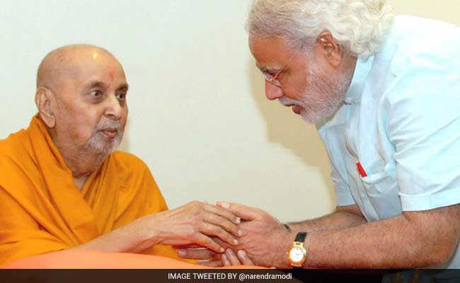 Have Lost A Father In Pramukh Swami, Says PM Narendra Modi