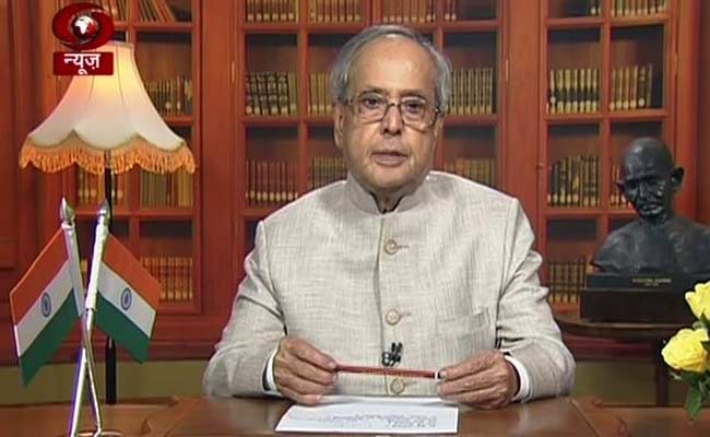 President Pranab Mukherjee Greets Nation On Dussehra