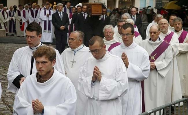 France Lays To Rest Priest Murdered By Terrorists