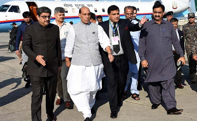 Rajnath Singh In Pakistan As 26/11 Terrorist Hafiz Saeed Leads Protests