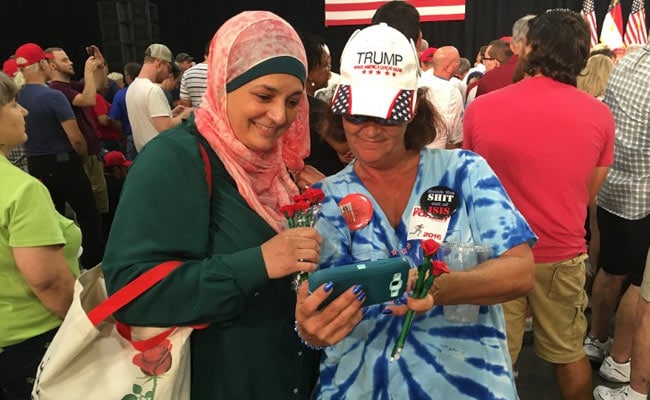 Hijab-Clad Muslim Woman Evicted From Donald Trump Rally