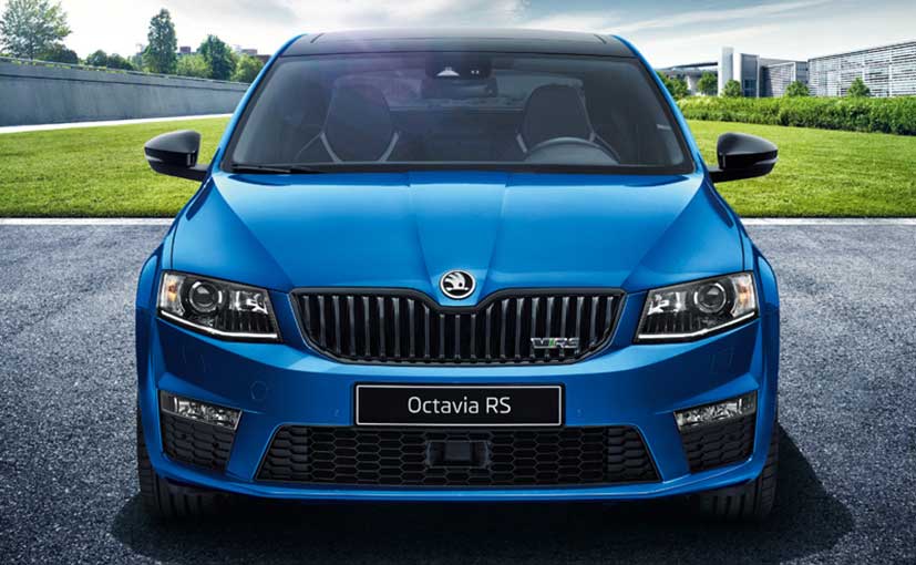 Image result for Launched Skoda Octavia RS blue