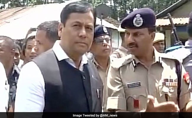Sarbananda Sonowal Visits Attack Site In Kokrajhar