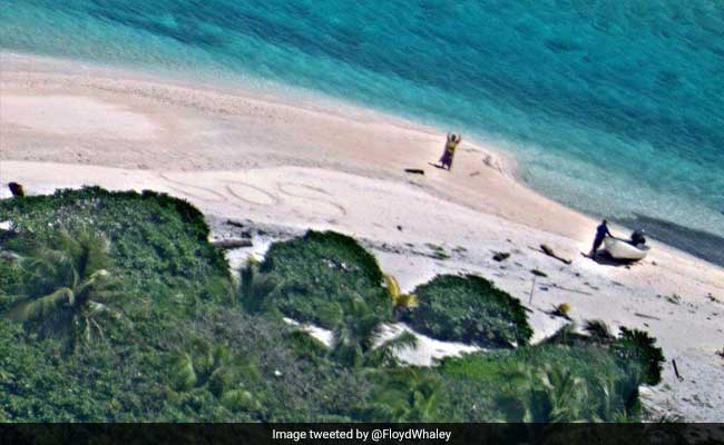 US Coast Guard Spots 'SOS' In Sand, Rescues 2 From Uninhabited Micronesia Island