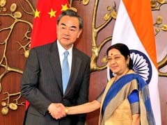 Chinese Foreign Minister Wang Yi meets Sushma Swaraj