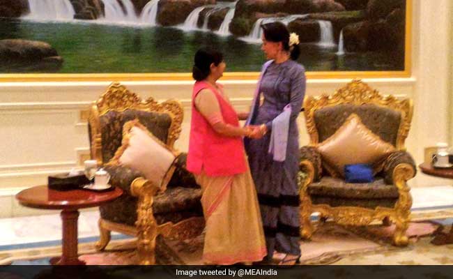 Ready To Give 'All Help', Says Sushma Swaraj In First Myanmar Visit