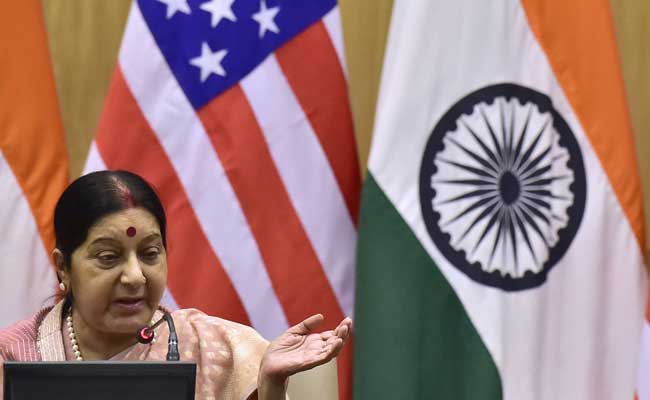 Sushma Swaraj Speaks To Families Of Indian-Origin Men Who Were Shot In US