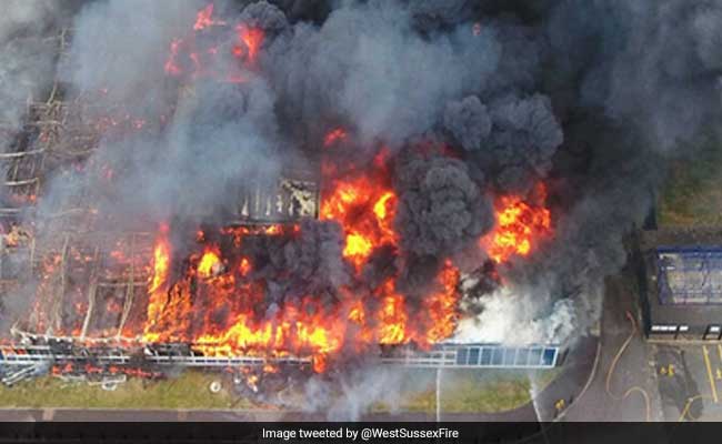 UK School Ablaze As Explosions Heard