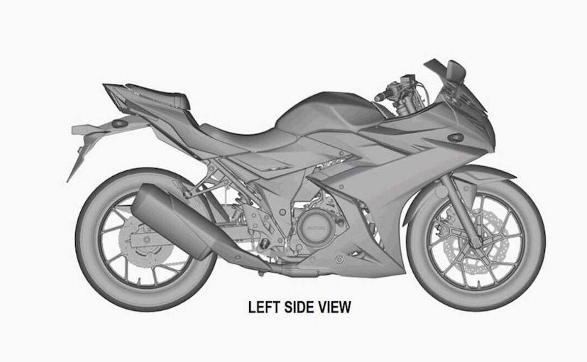 Suzuki GSX-R250 Patent Side View