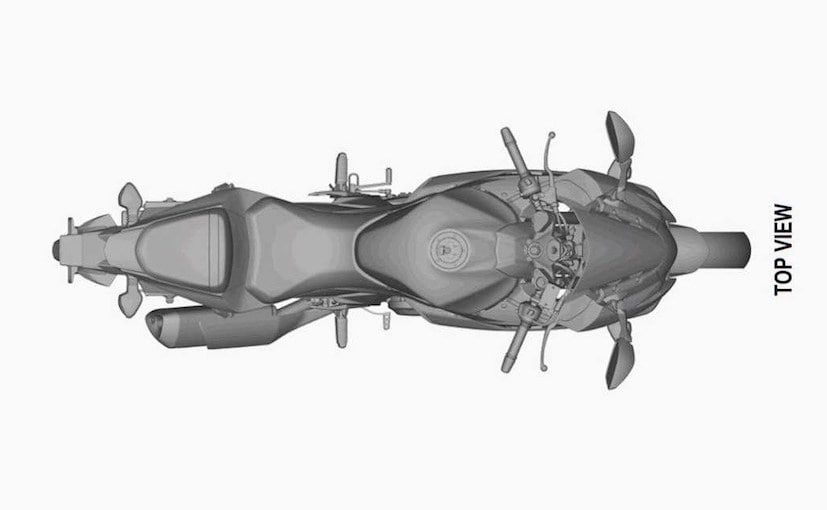 Suzuki GSX-R250 Patent Top View