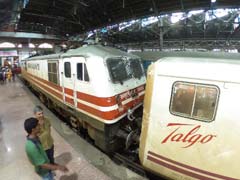 A 360-Degree View As The High Speed Talgo Train Arrives In Mumbai