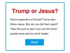 Who Said It: Trump Or Jesus? Why 1.5 Million People Have Taken This Quiz