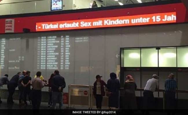 Turkey Protests Austria Over 'Child Sex' Report At Airport