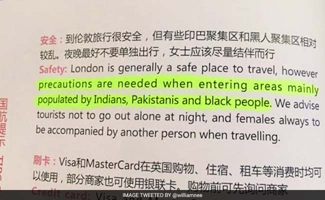 Air China Removes Magazine With Racist London Tips