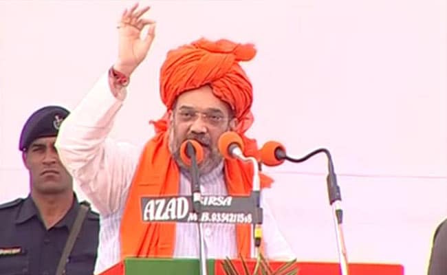 Amit Shah Targets Mayawati Over Bunglows, Samajwadi Party On Corruption