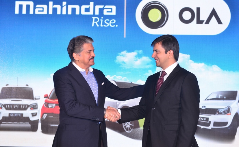 Mahindra And Ola Enter Into A Strategic Tie-up; Will Raise 40,000 Cars For The App Service