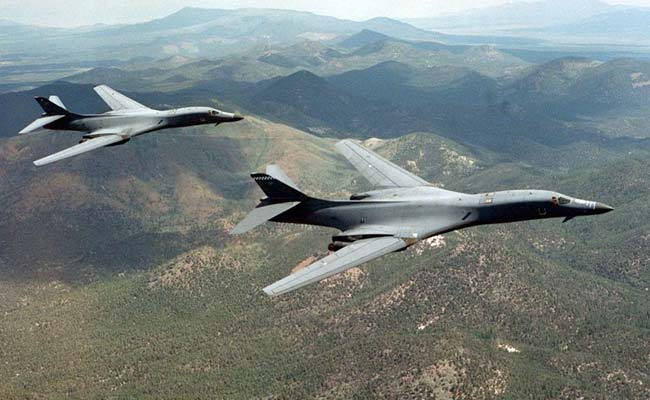 US Bombers Challenge China In South China Sea Flyover