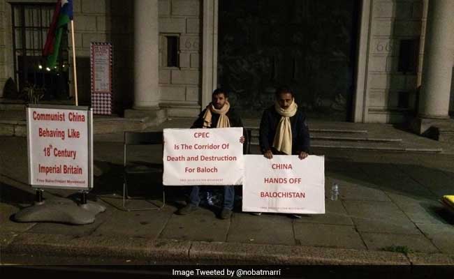 Baloch Activists Begin Protest Outside Chinese Embassy In London