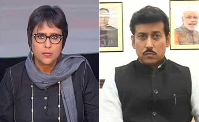 To Defend Ourselves, We Can Attack Too: Minister Rathore To NDTV