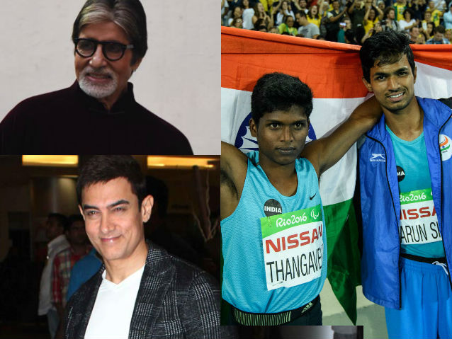 Big B, Aamir, Anushka Congratulate India's Paralympics Gold, Bronze Win On Twitter