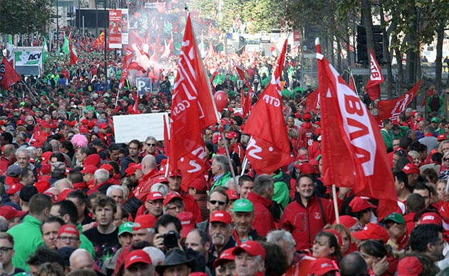 Tens Of Thousands Of Belgians Protest Reforms, Labor Law