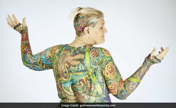 Tattooed From Head To Toe, This 67-Year-Old Woman, Her Partner Set Guinness  Record