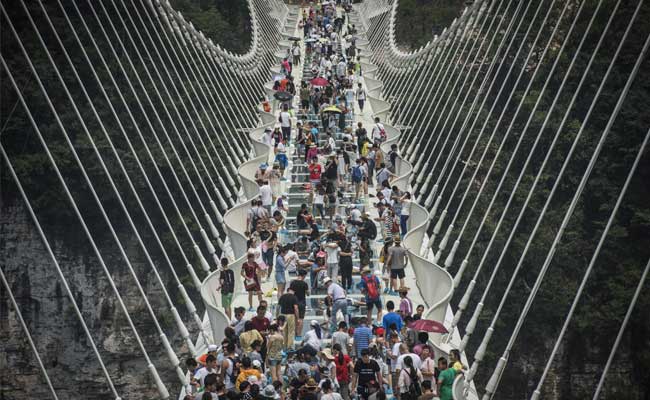 Chinese Glass Bridge, World's Longest, Closes