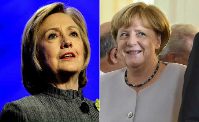 Hillary Clinton Hails Angela Merkel As A Favorite World Leader