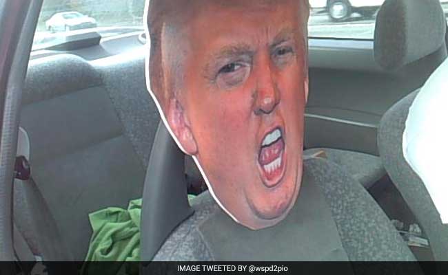 Taking Donald Trump Cut-Out For A Ride Costs Driver $136